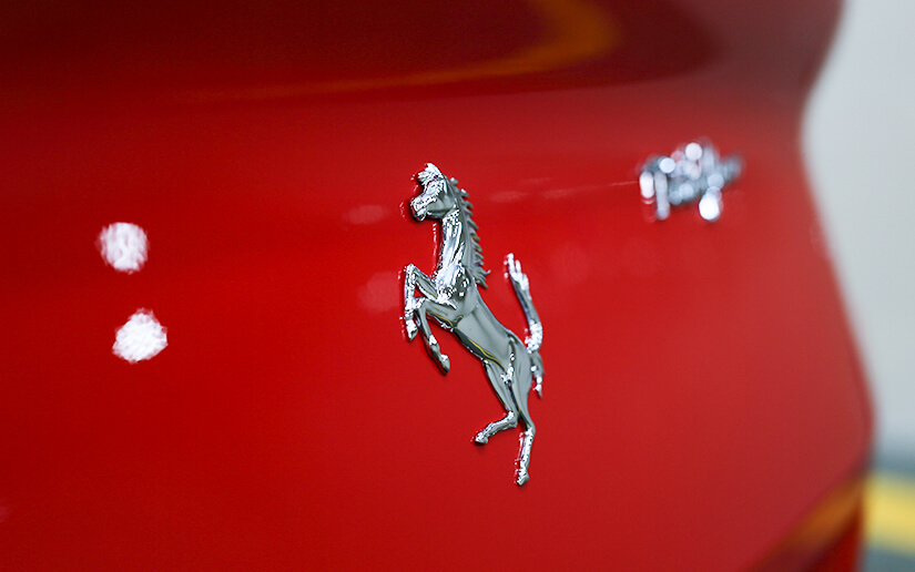 穆杰罗红法拉利488  贴膜选择车艺佳龙膜