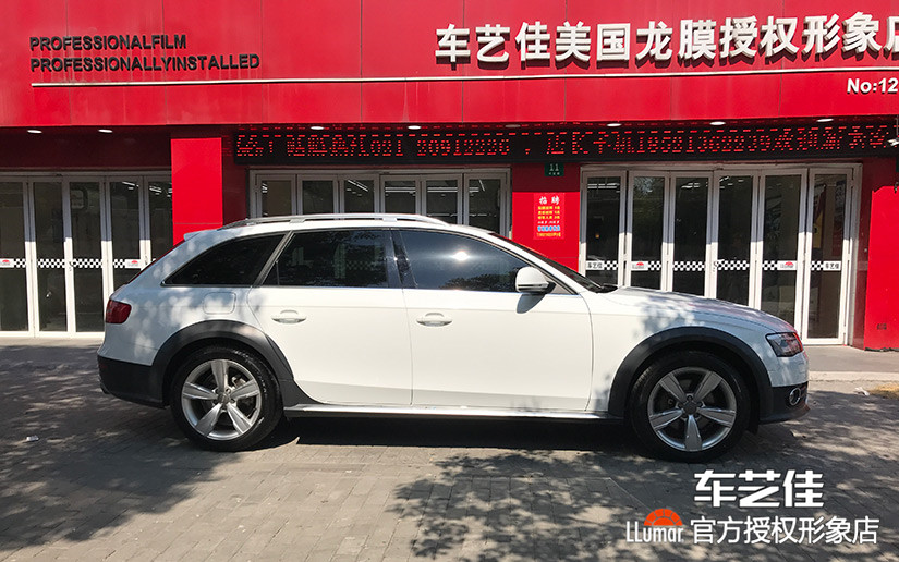 奥迪A4施工龙膜