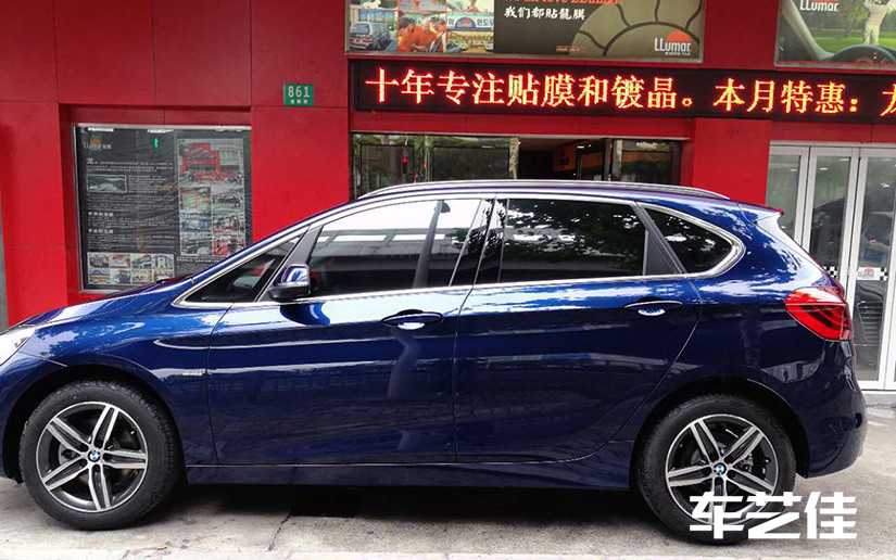 宝马龙膜漆面保护膜施工案例