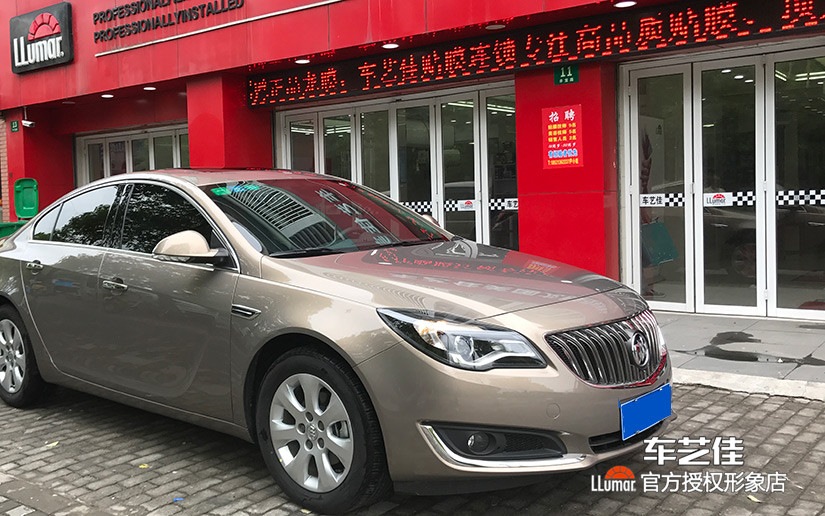 别克君威龙膜隔热膜施工效果图