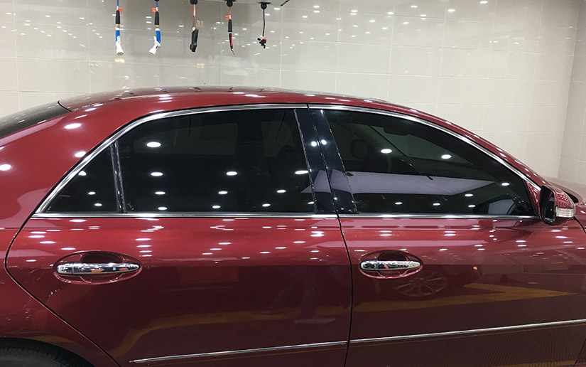 侧后挡深色膜畅悦15施工后效果展示