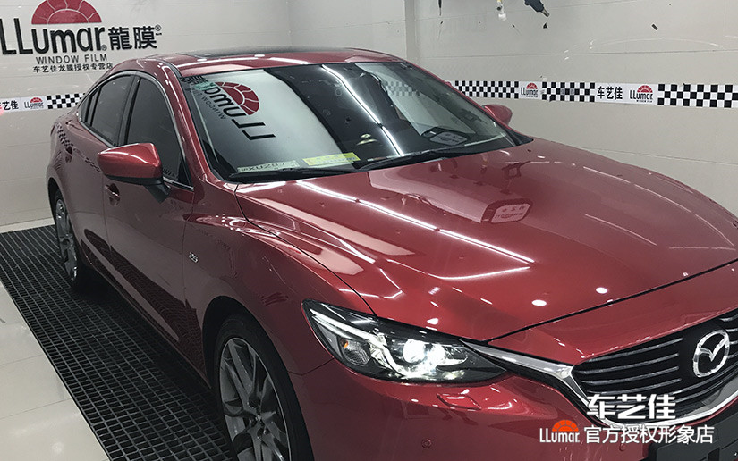 前档畅悦80贴膜施工后效果