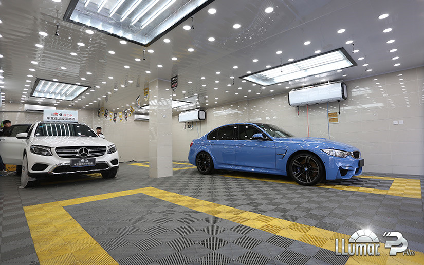 宝马漆面保护膜施工效果图