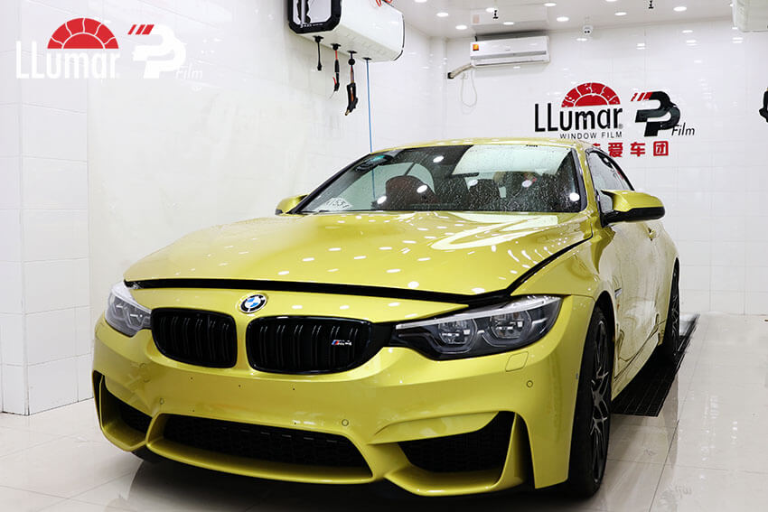 宝马M4隐形车衣施工案例