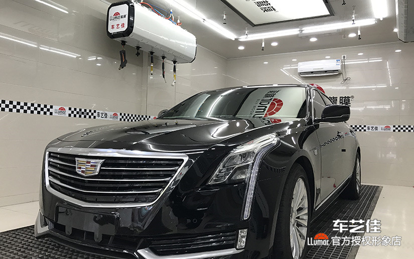 凯迪拉克龙膜窗膜施工效果图