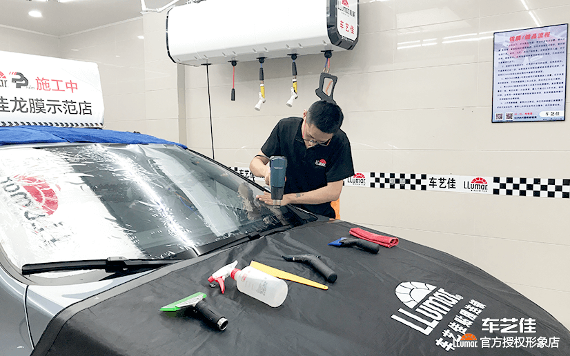 贴膜前定型烘烤