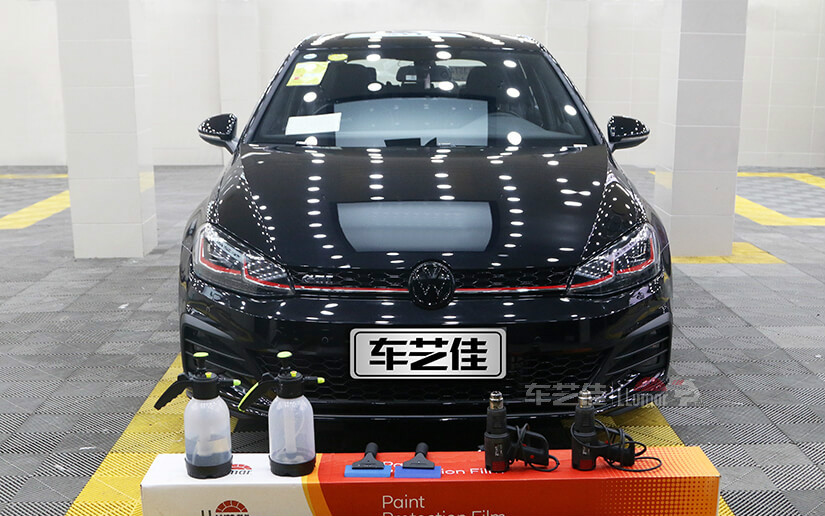 高尔夫GTI隐形车衣施工案例