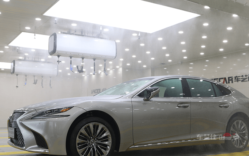 汽车贴膜前喷淋降尘