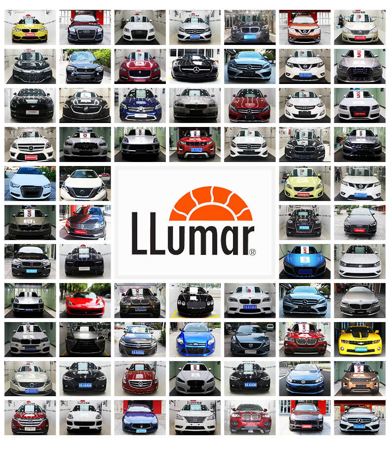 车艺佳龙膜海量施工案例