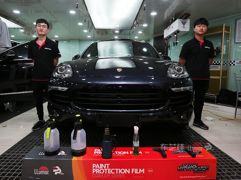 保时捷卡宴龙膜施工案例