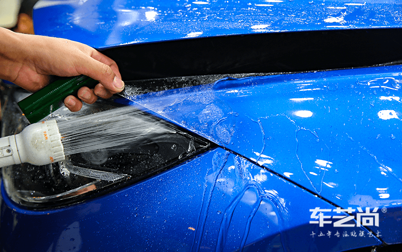 宝马3GT施工车艺佳龙膜漆面保护膜