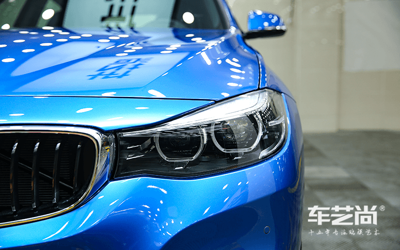 宝马3GT施工车艺佳龙膜漆面保护膜
