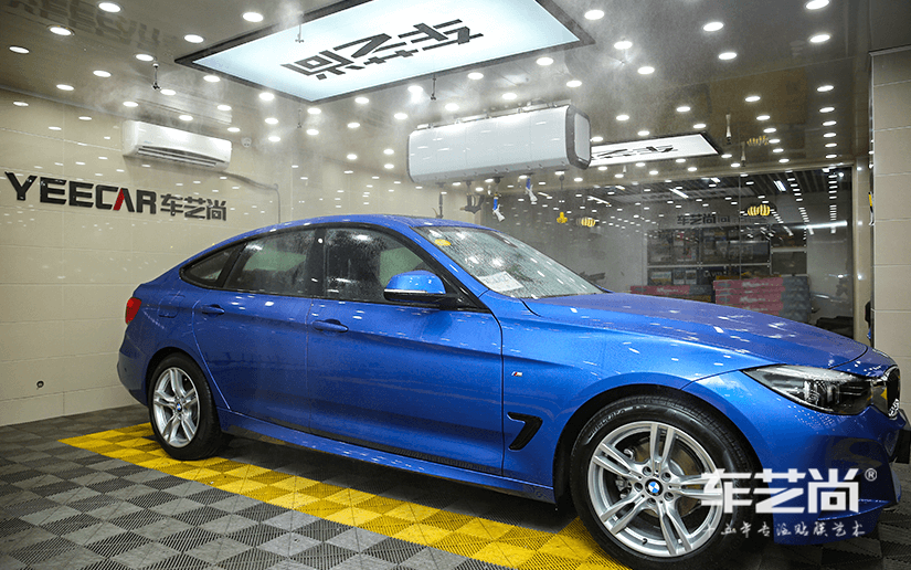 宝马3GT施工车艺佳龙膜漆面保护膜