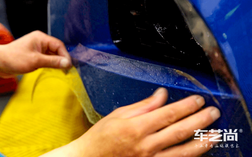 宝马3GT施工车艺佳龙膜漆面保护膜