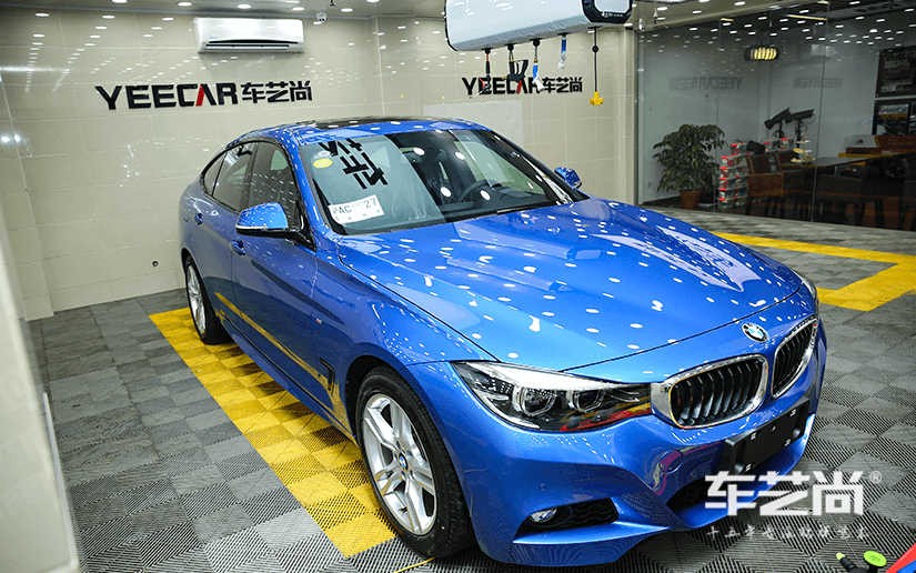 宝马3GT施工车艺佳龙膜漆面保护膜