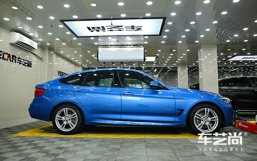 宝马3GT施工车艺佳龙膜漆面保护膜