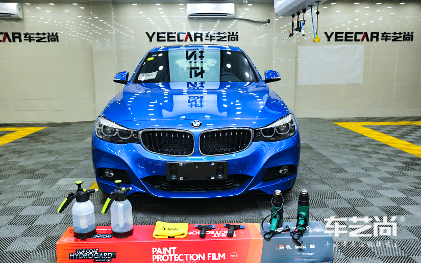 宝马3GT施工车艺佳龙膜漆面保护膜