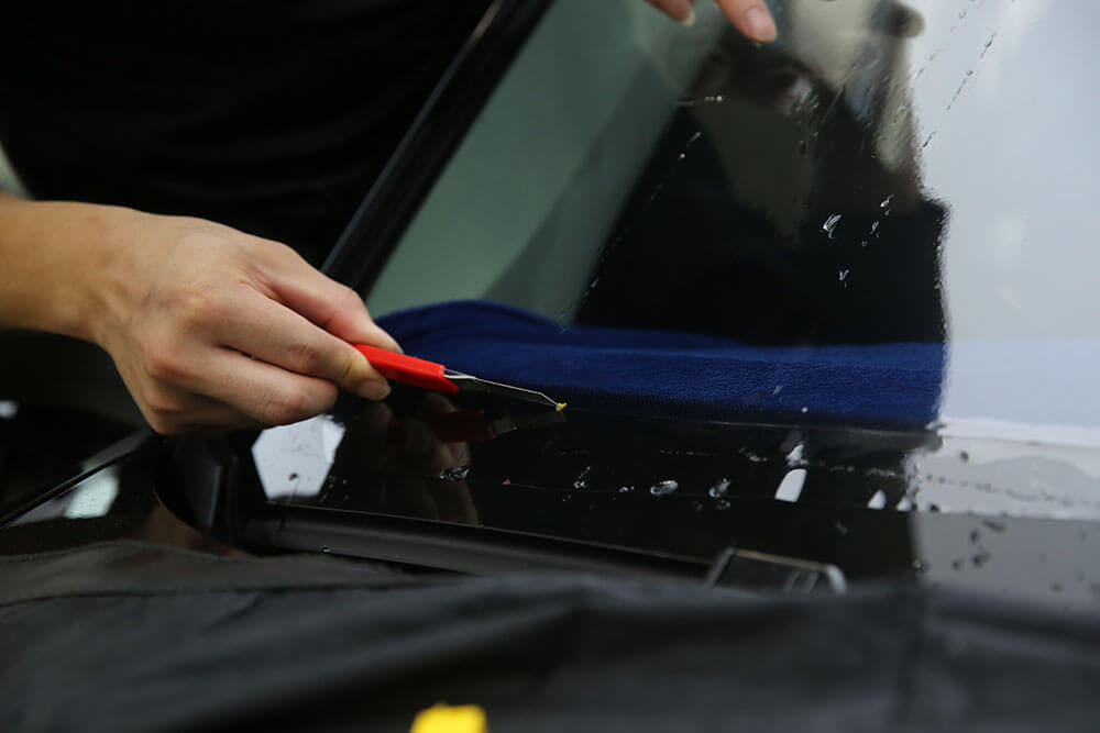 大众贴龙膜隐形车衣的施工流程是什么？（3）