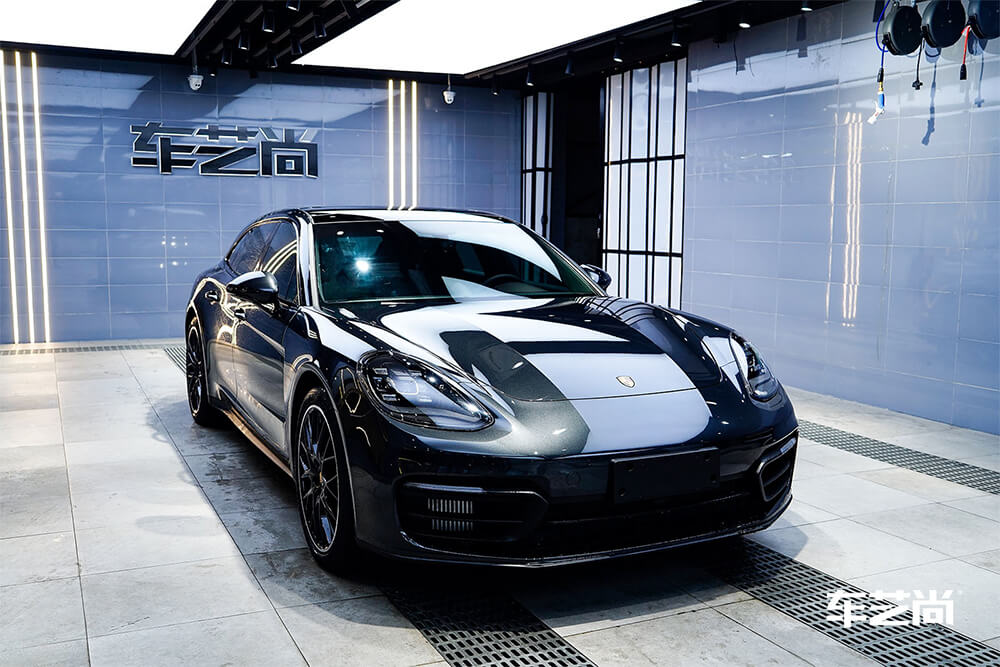 保时捷帕拉梅拉装贴龙膜LLumar隐形车衣专业贴膜（13）