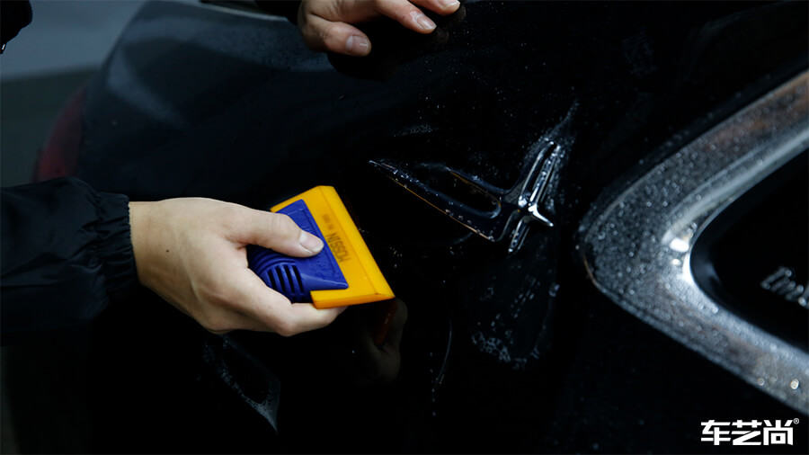 奔驰E300L装贴龙膜（LLumar）隐形车衣（12）