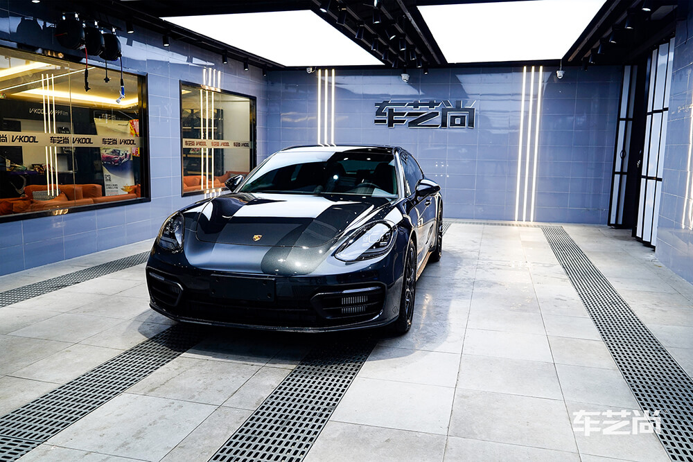 保时捷帕拉梅拉装贴龙膜LLumar隐形车衣专业贴膜（12）