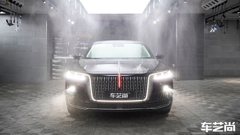 红旗H9全车装贴龙膜隐形车衣+玻璃膜（1）