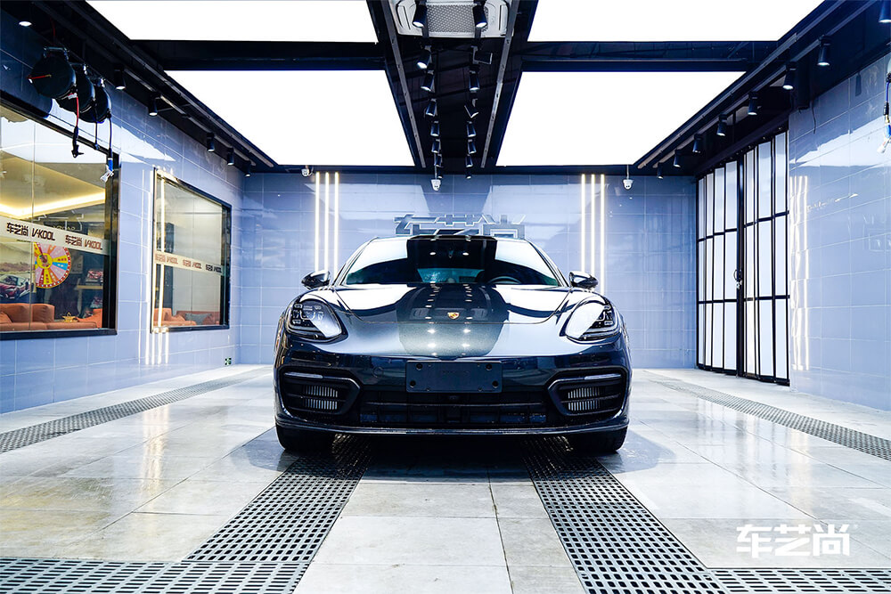 保时捷帕拉梅拉装贴龙膜LLumar隐形车衣专业贴膜（14）