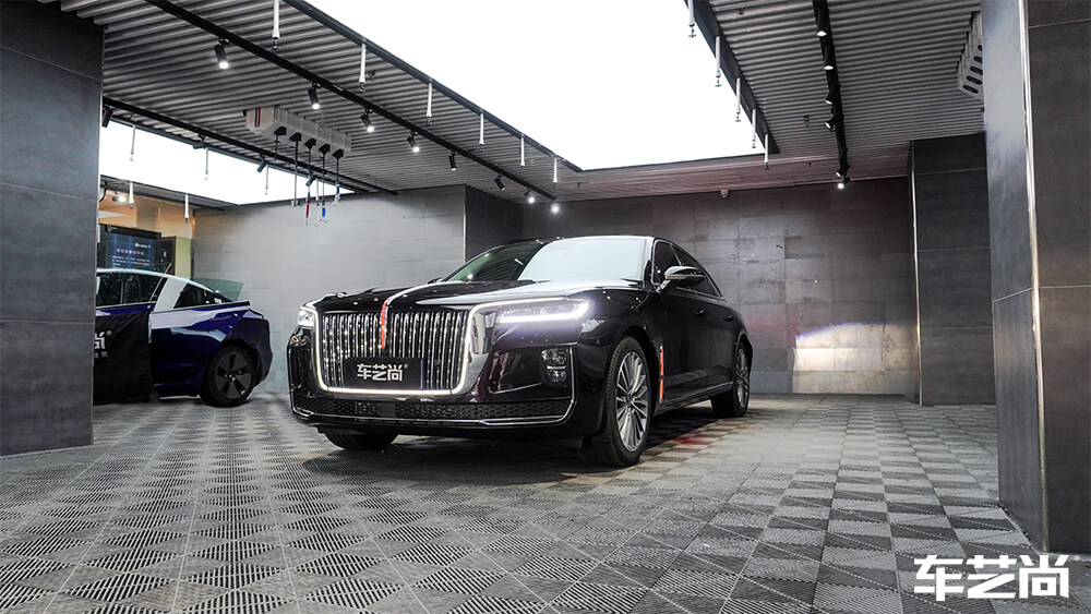 红旗H9全车装贴龙膜隐形车衣+玻璃膜（11）