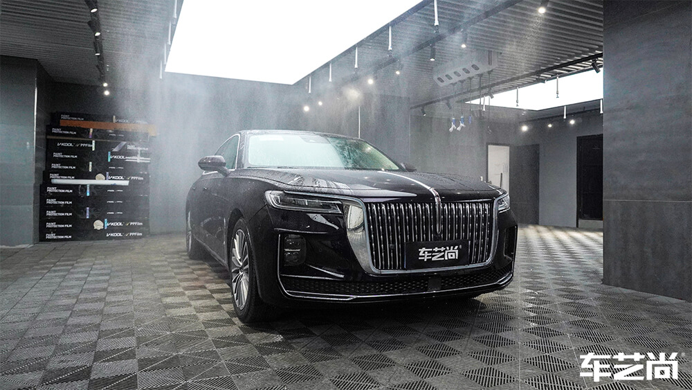 红旗H9全车装贴龙膜隐形车衣+玻璃膜（2）