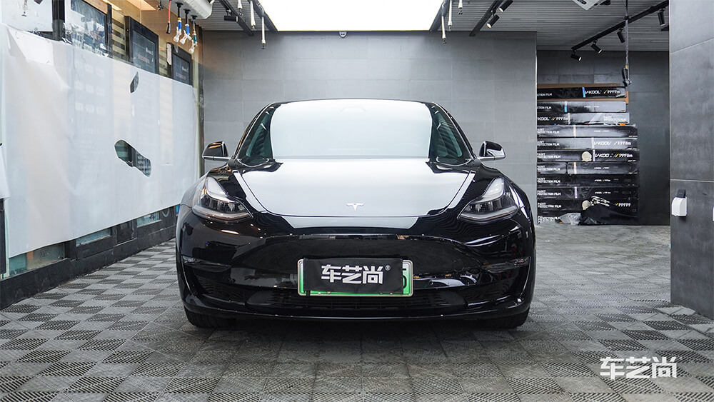 特斯拉Model 3施工LLumar龙膜漆面保护膜（13）