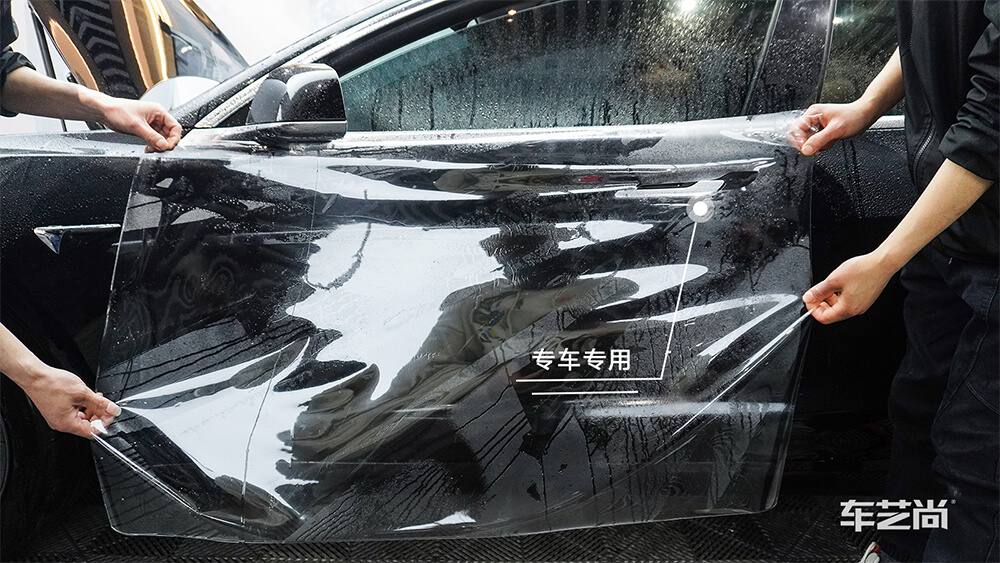 特斯拉Model 3施工LLumar龙膜漆面保护膜（3）