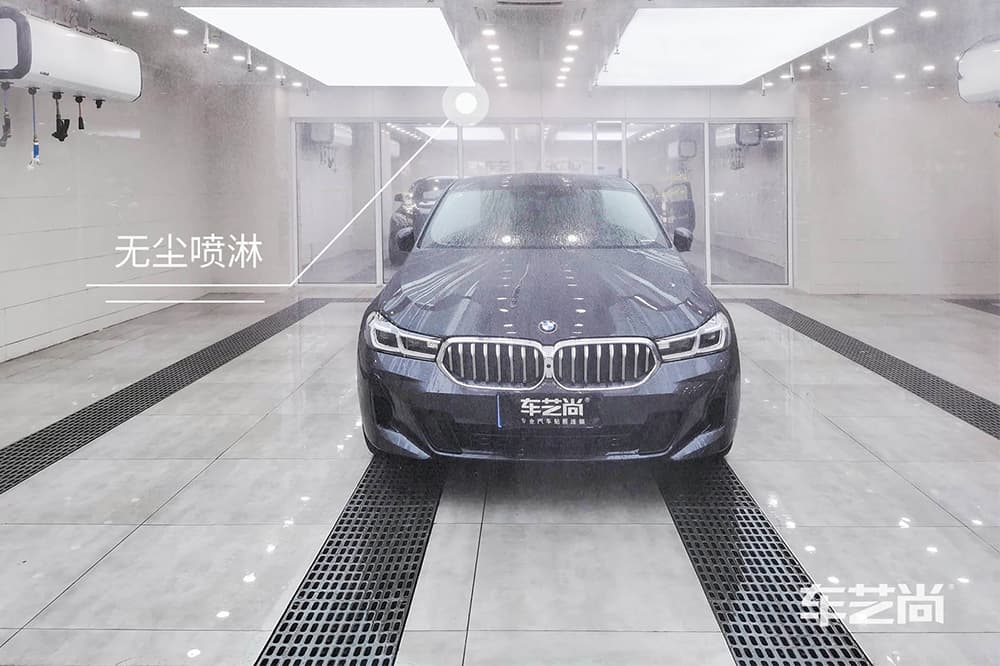 龙膜G2施工前无尘喷淋