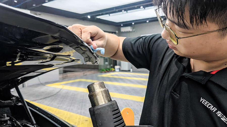 凯迪拉克XT6黑色施工龙膜隐形车衣G2（图7）