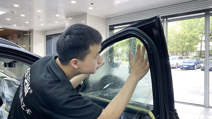 领克01施工龙膜玻璃膜畅悦系列（图7）