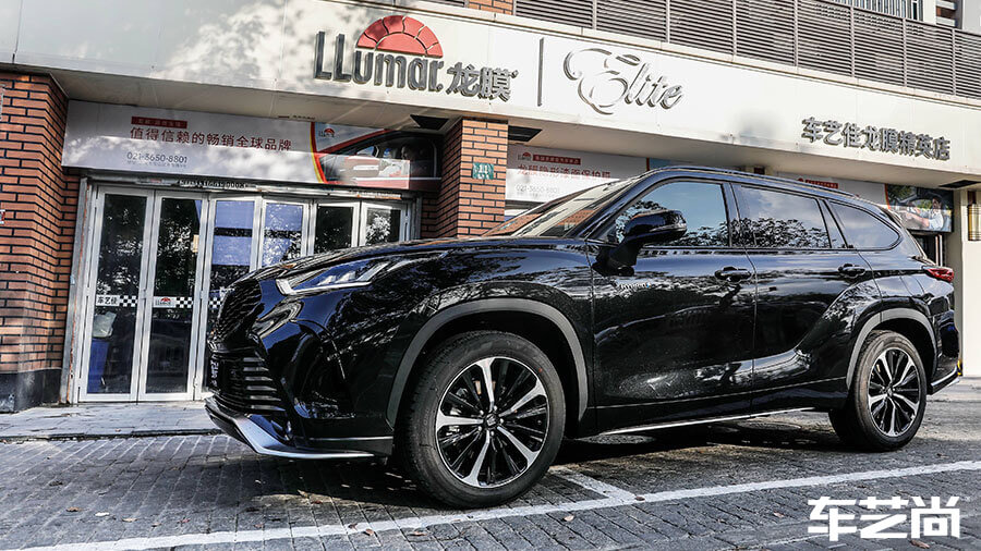 丰田陆放黑色施工龙膜隐形车衣（图19）