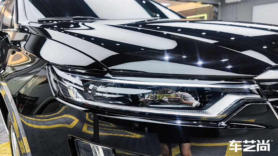 凯迪拉克XT6黑色施工龙膜隐形车衣G2（图16）