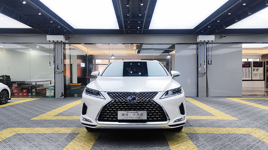 雷克萨斯RX450白色施工龙膜隐形车衣G2（图13）