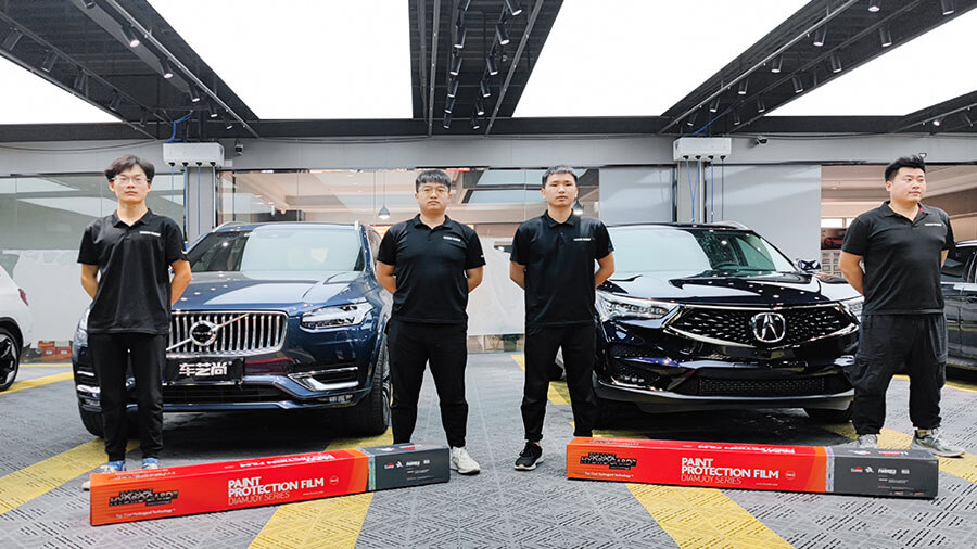 沃尔沃XC90施工龙膜隐形车衣G2（图1）