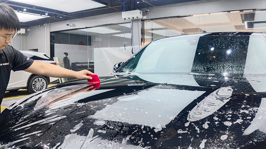 赛力斯华为SF黑色施工龙膜隐形车衣G2（图7）