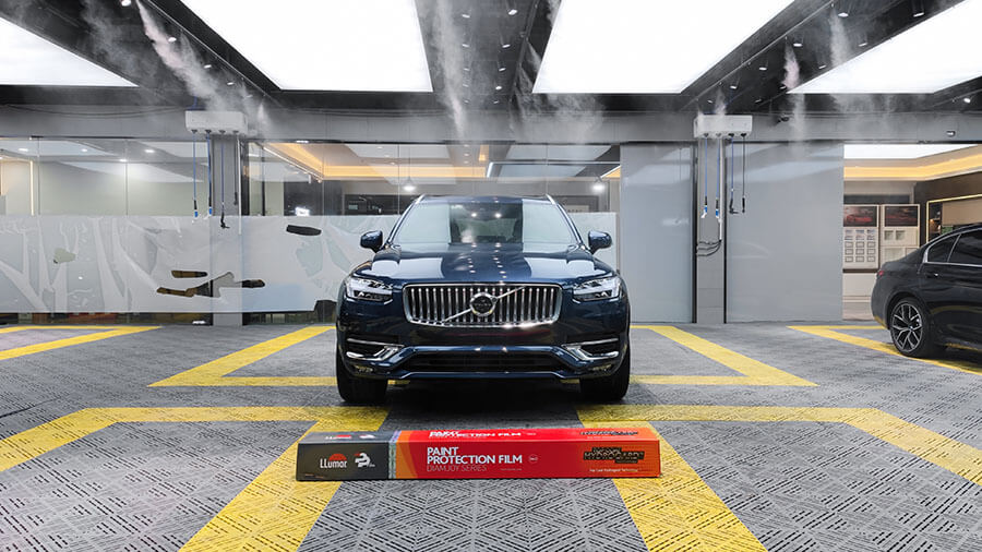 沃尔沃XC90施工龙膜隐形车衣G2（图4）