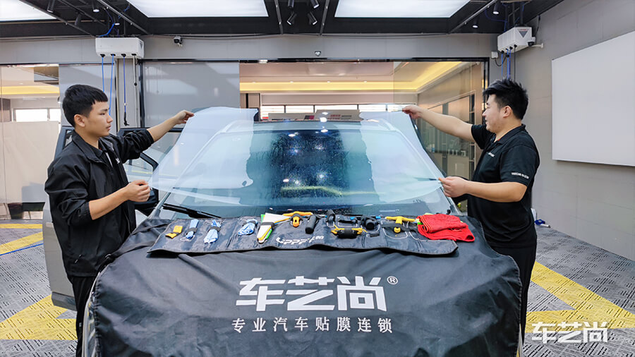 广汽AION施工龙膜隔热膜畅悦80+35（图3）