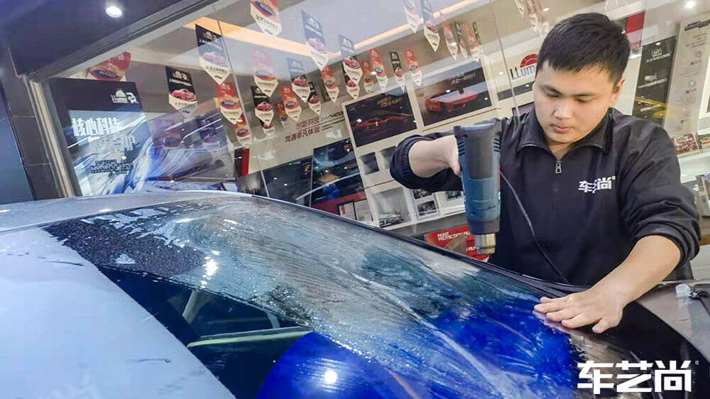 华为赛力斯银灰色施工威固隔热膜畅悦80+35（图3）