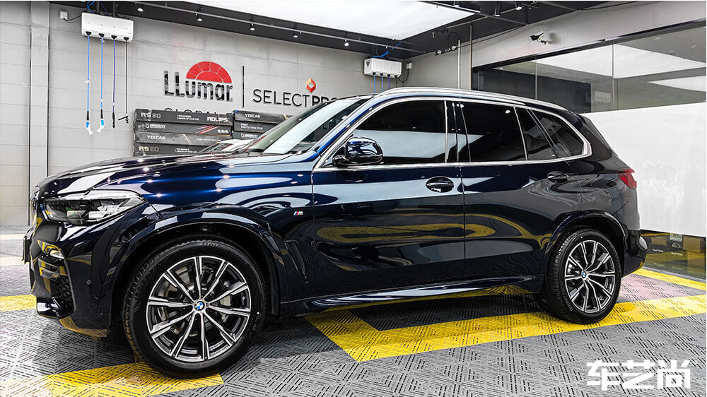 宝马X5黑色施工龙膜隐形车衣G2（图9）