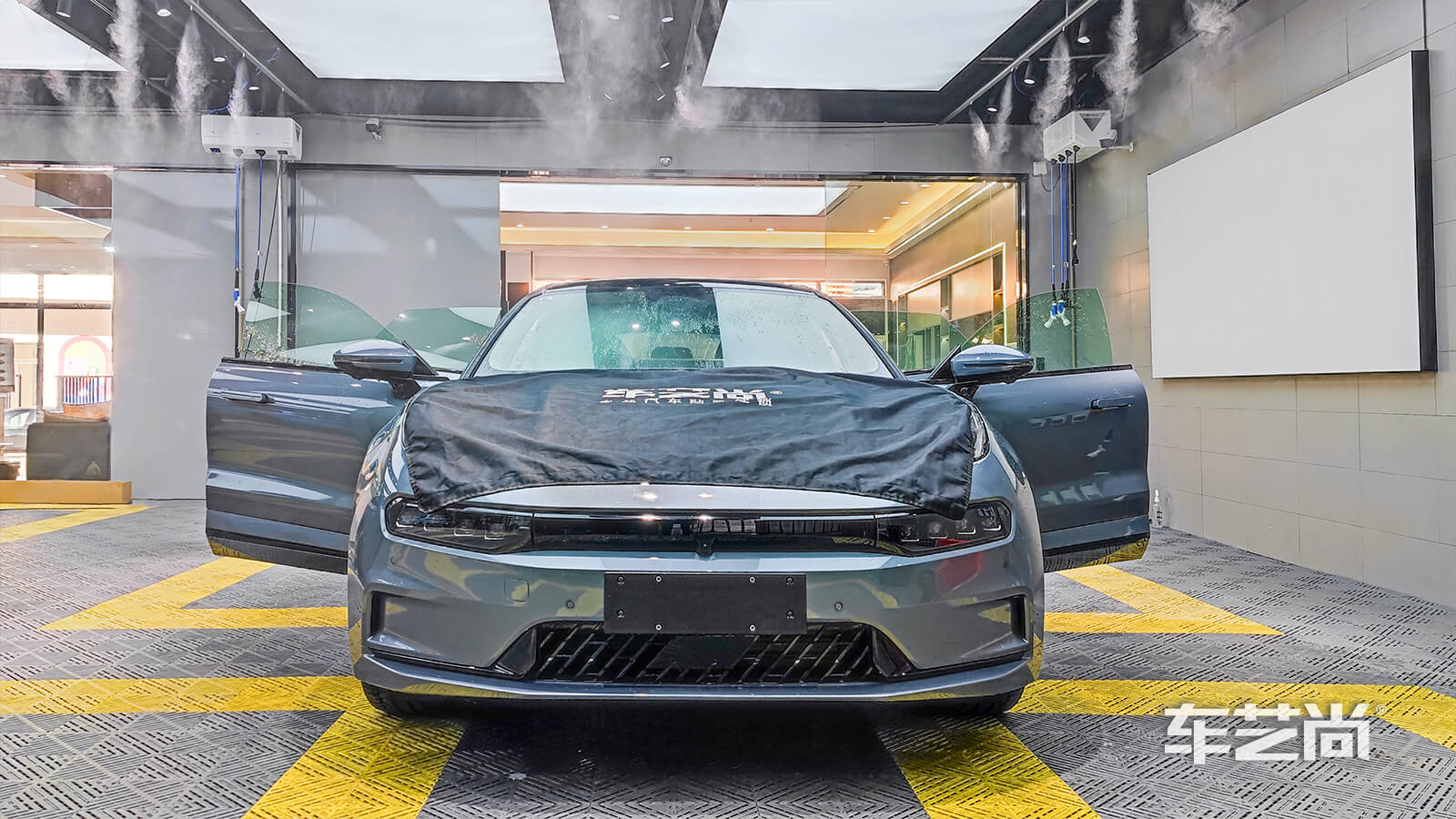 极氪01黑色施工龙膜隔热膜畅悦80+35+15（图3）