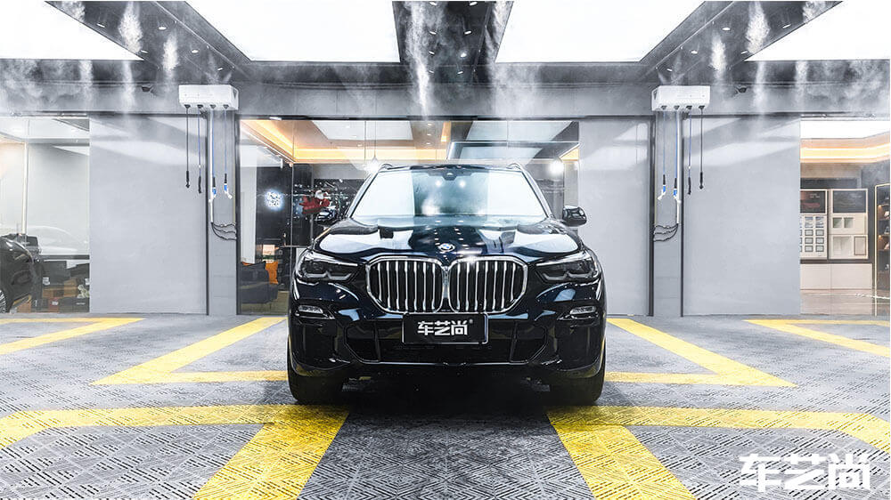 宝马X5黑色施工龙膜隐形车衣G2（图1）